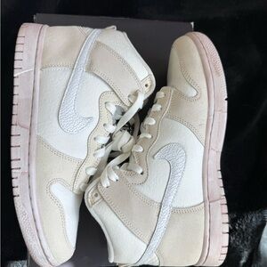 Worn once so basically new. Nike Women's Sneakers in Cream and White